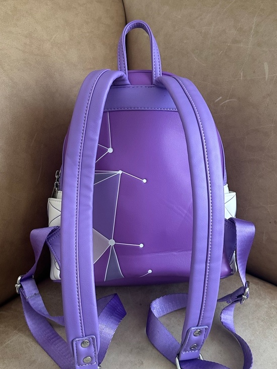 Disney Parks Loungefly Magic Kingdom Purple Wall Mini Backpack Vacation Travel main image 7
